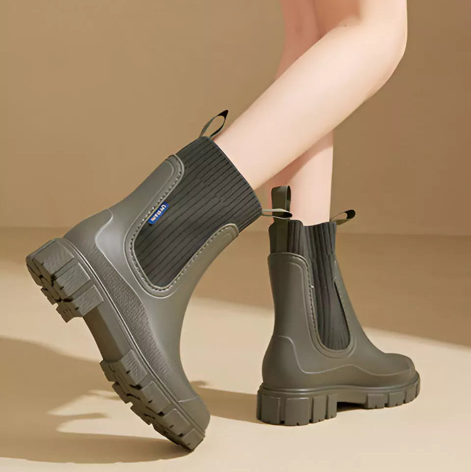 Dalizza™ Waterproof Fashionable Round Toe Boots