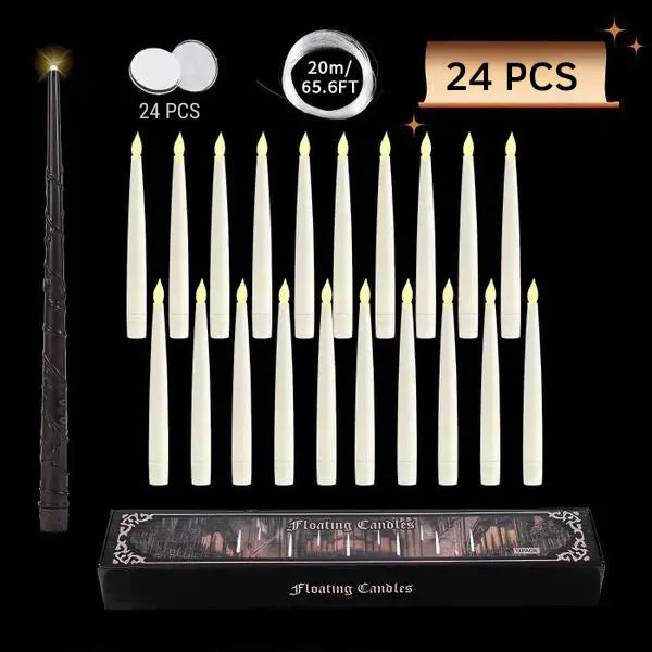 🎃 EARLY HALLOWEEN SALE 60% OFF 🔥 Magical Floating Candles with Wand Remote