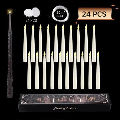 🎃 EARLY HALLOWEEN SALE 60% OFF 🔥 Magical Floating Candles with Wand Remote