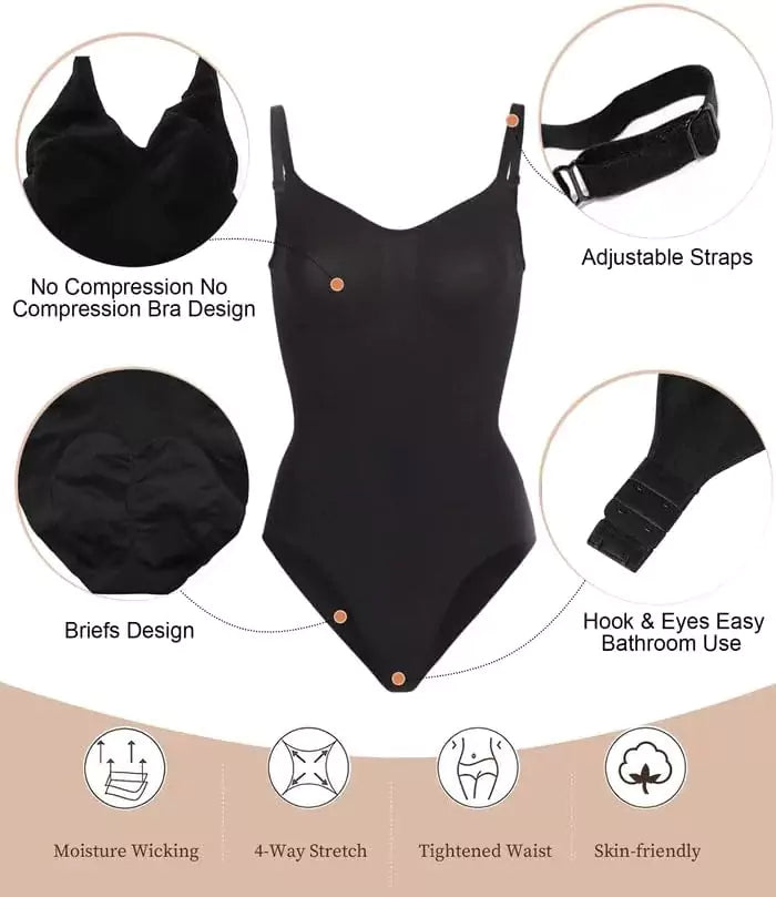 Dalizza™ Shapewear Bodysuit Tummy Control