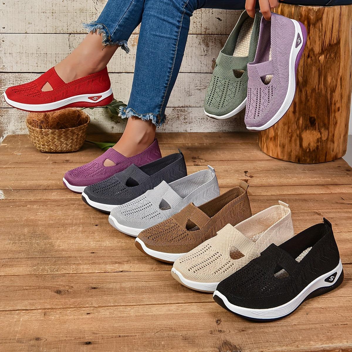 Comfortable Low-Top Fabric Slip-On Sneakers