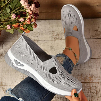 Comfortable Low-Top Fabric Slip-On Sneakers