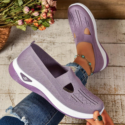 Comfortable Low-Top Fabric Slip-On Sneakers