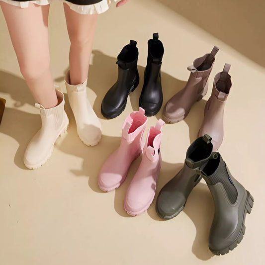 Dalizza™ Waterproof Fashionable Round Toe Boots