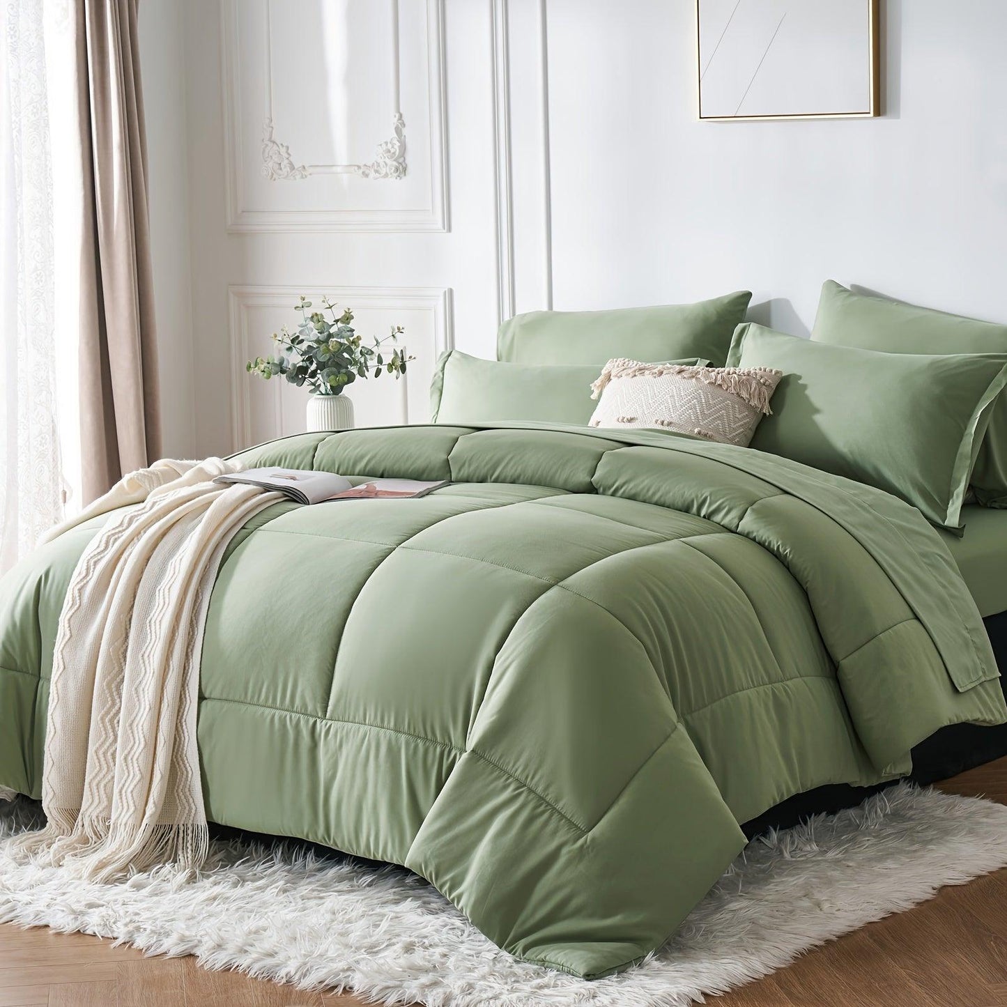 7-Piece Luxurious Down Alternative Comforter Sets