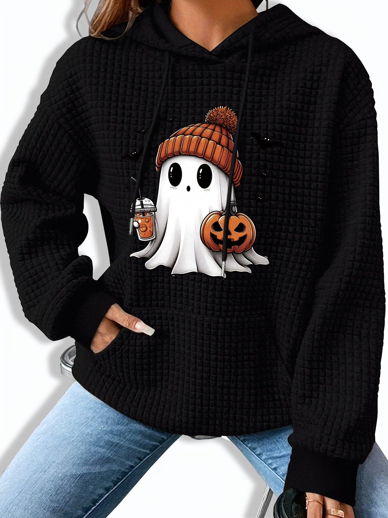 Women's Halloween Themed Pullover Hoodie