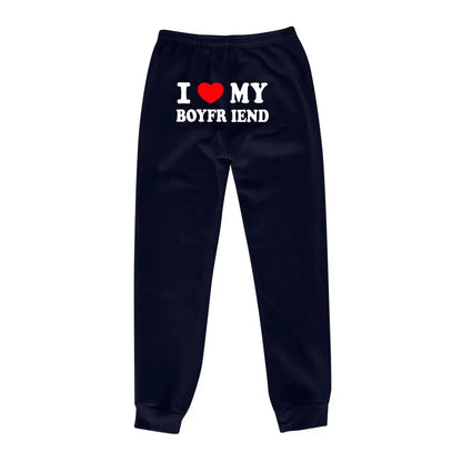 Dalizza™  I Love My Boyfriend Sweatpants