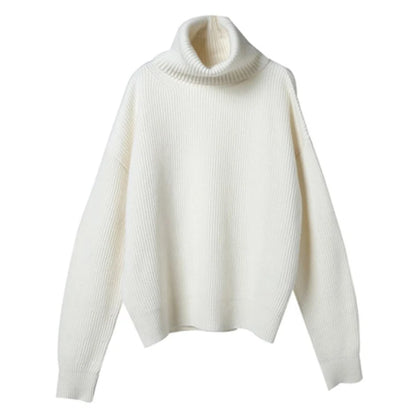 Dalizza™ Simple Knit Turtleneck Sweater