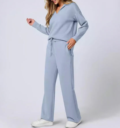 ⚡ 40% OFF & Free Shipping ⚡ DOZALA™ Wrinkle Resistant Casual Sweatsuit Set