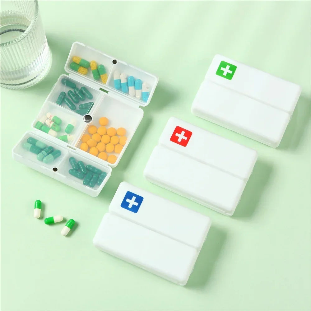 7 Compartments Portable Pill Case