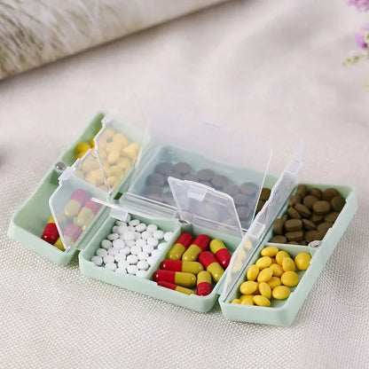 7 Compartments Portable Pill Case