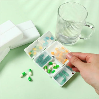 7 Compartments Portable Pill Case