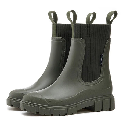 Dalizza™ Waterproof Fashionable Round Toe Boots