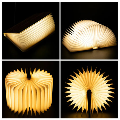 DOZALA™ Wooden Book Lamp