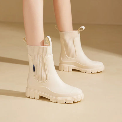 Dalizza™ Waterproof Fashionable Round Toe Boots