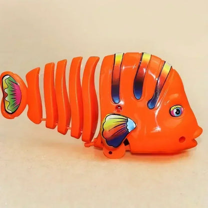 🐟Plastic Wind-Up Wiggle Fish Toys