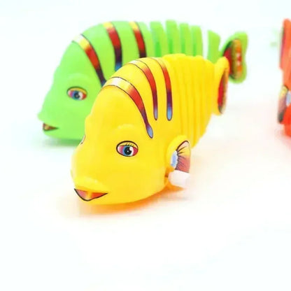 🐟Plastic Wind-Up Wiggle Fish Toys