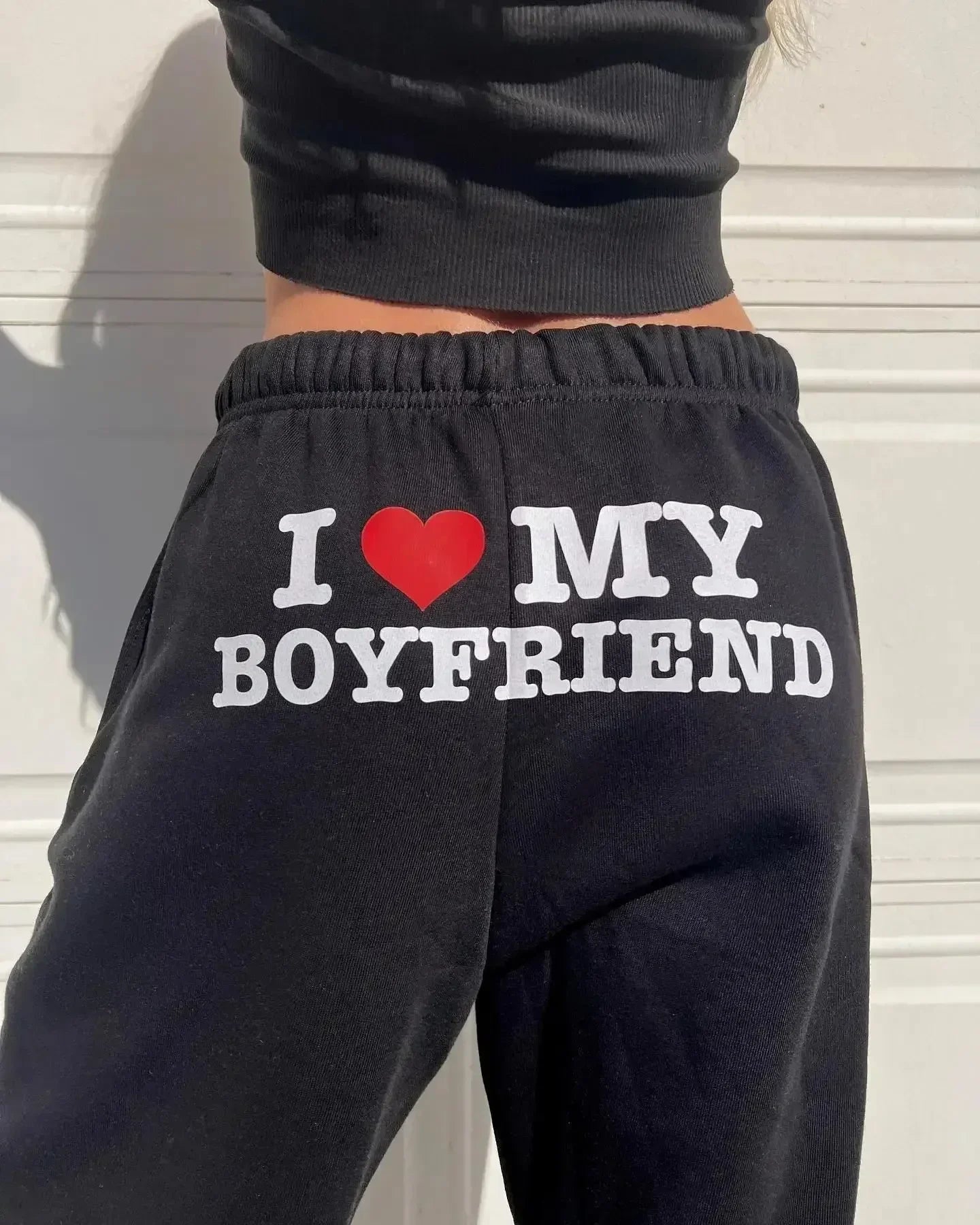 Dalizza™  I Love My Boyfriend Sweatpants