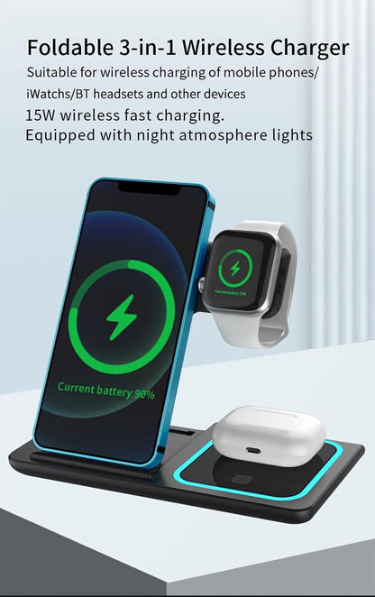 3-in-1 Wireless Charging Station