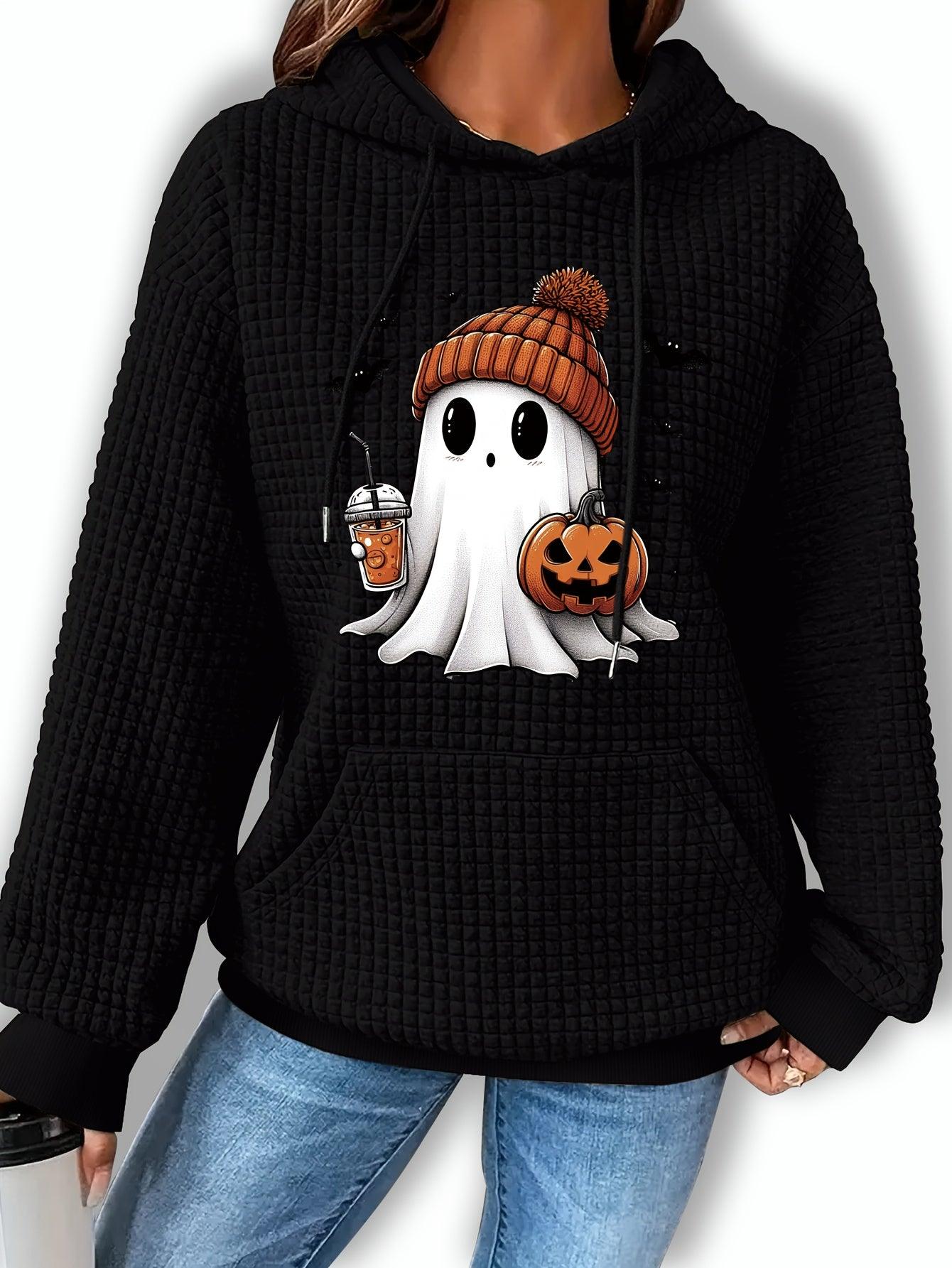 Women's Halloween Themed Pullover Hoodie