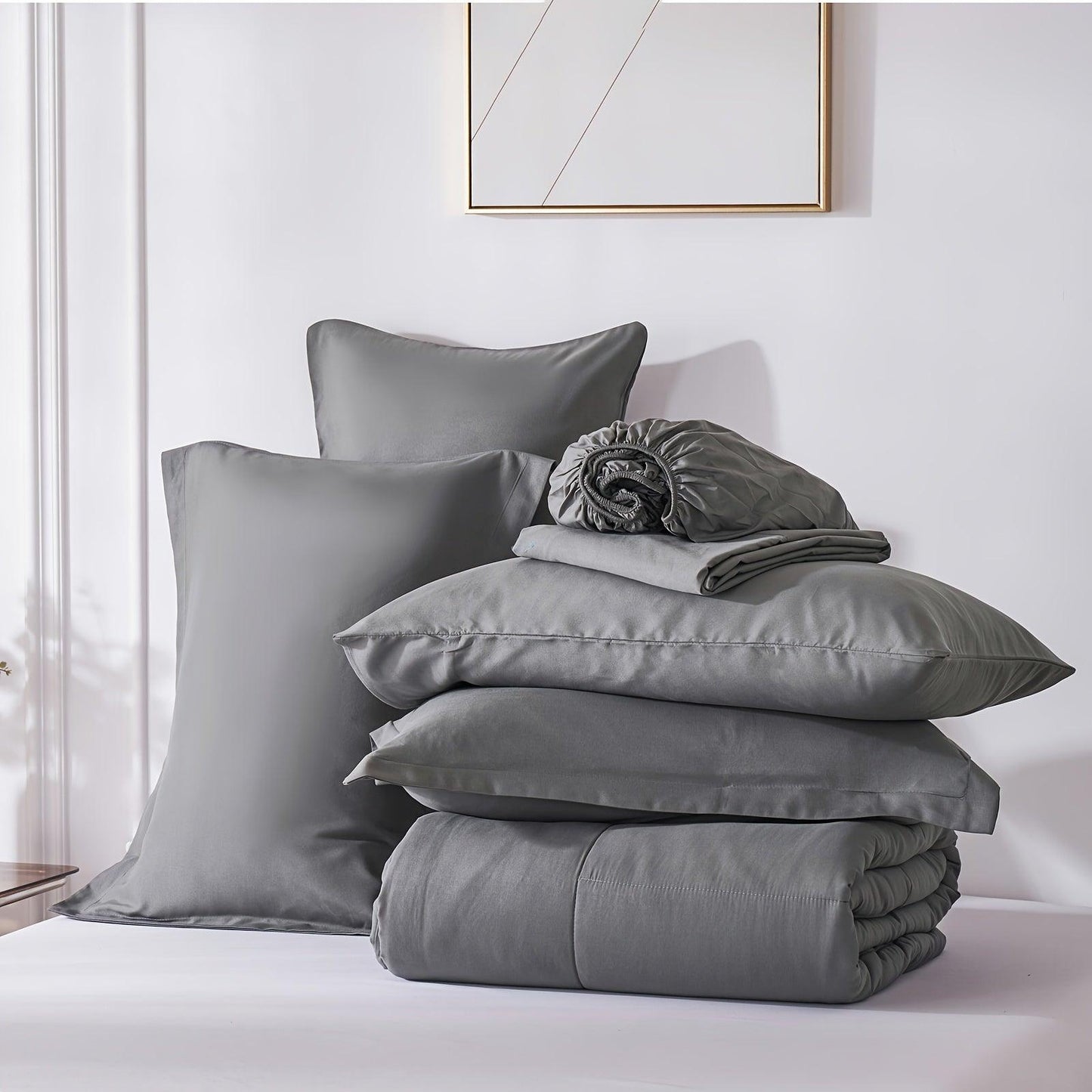 7-Piece Luxurious Down Alternative Comforter Sets