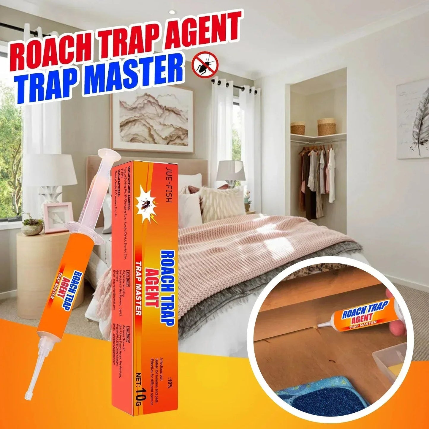 ⚡ Buy 1 Get 1 Free⚡ ROACH TRAP AGENT Gel Bait