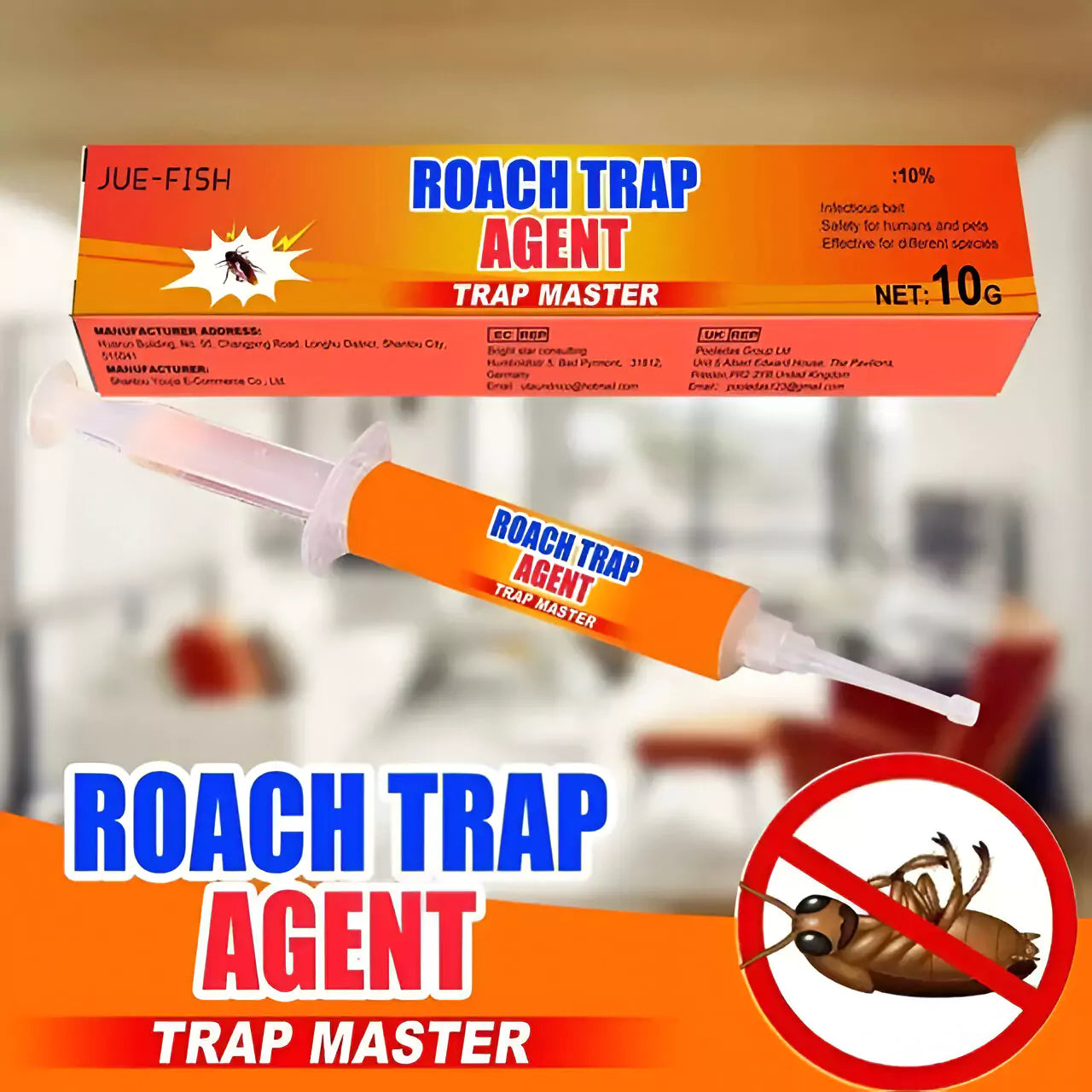 ⚡ Buy 1 Get 1 Free⚡ ROACH TRAP AGENT Gel Bait