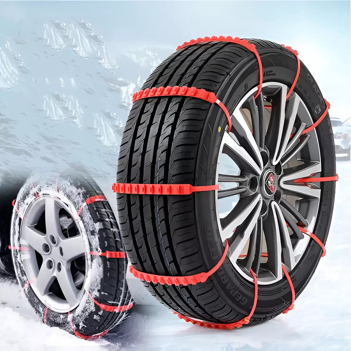 Set of 40 Car Tire Chains (for 4 tires)