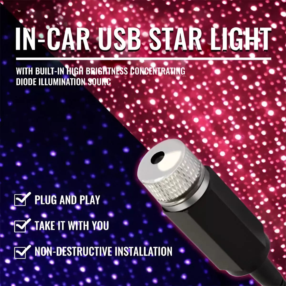 Mini Led Projection Lamp Star Night