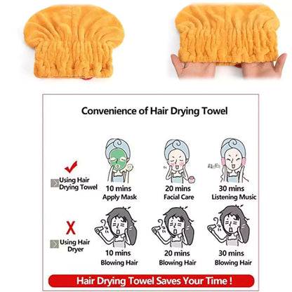 New Super Absorbent Hair Towel Wrap for Wet Hair