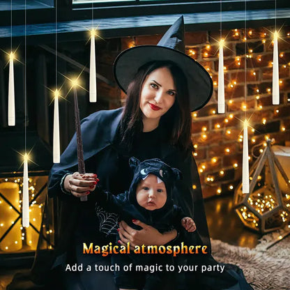 🎃 EARLY HALLOWEEN SALE 60% OFF 🔥 Magical Floating Candles with Wand Remote