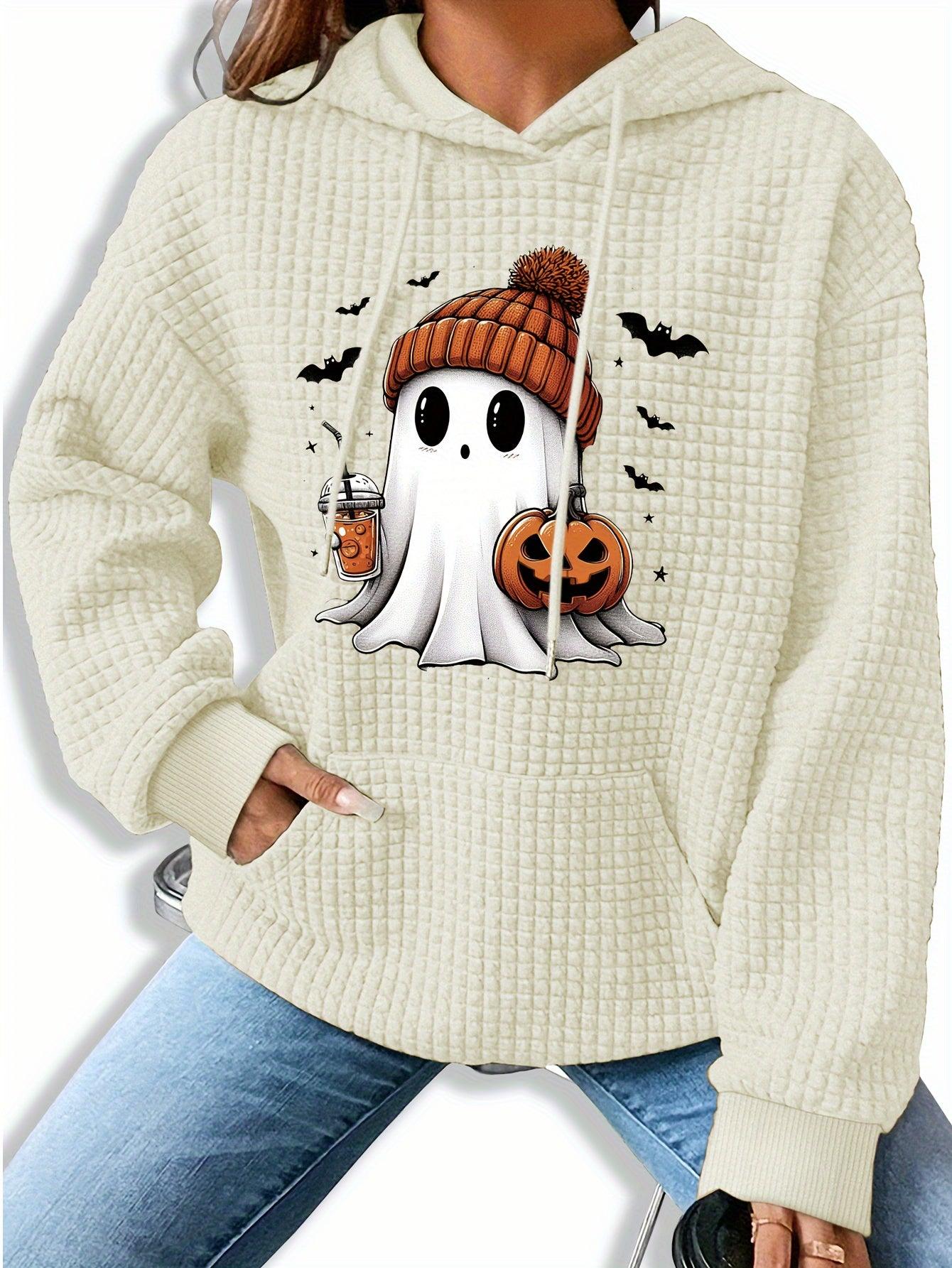 Women's Halloween Themed Pullover Hoodie