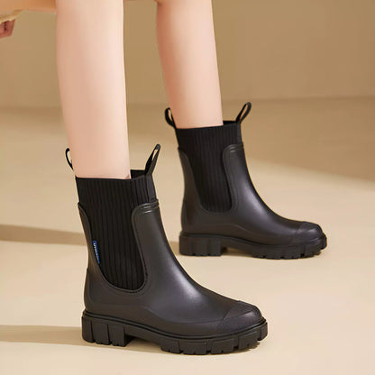 Dalizza™ Waterproof Fashionable Round Toe Boots