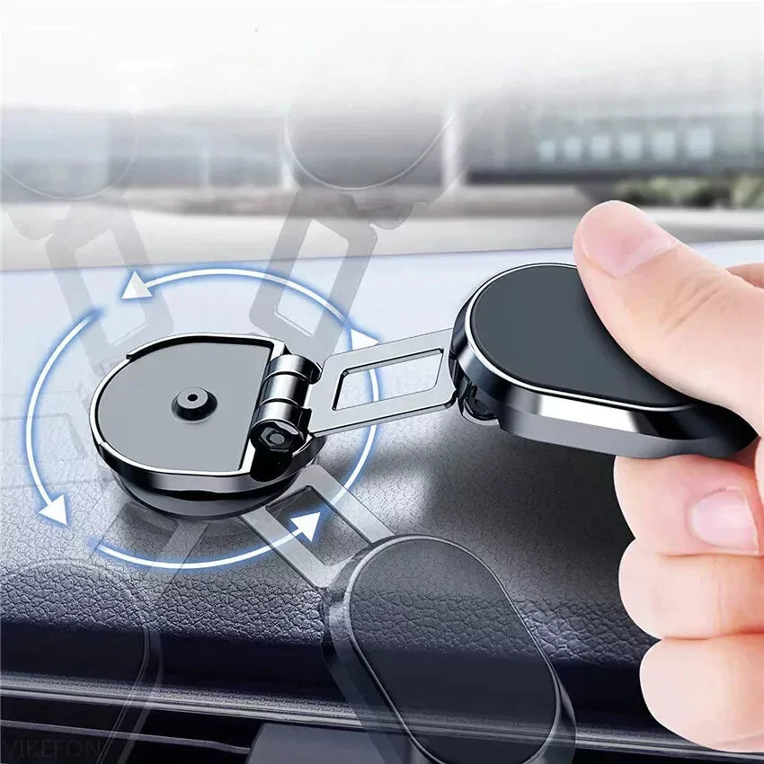 Alloy Folding Magnetic Car Phone Holder